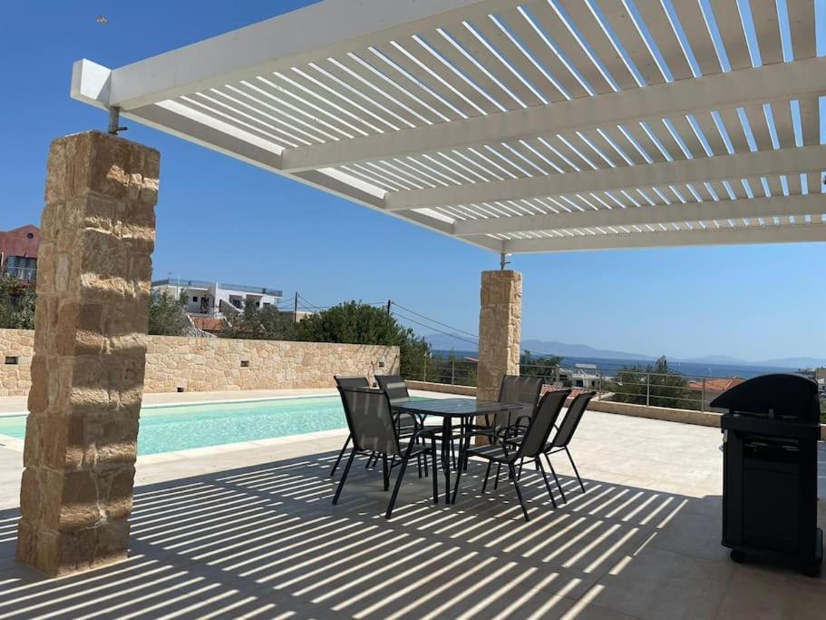 Souvala /Aegina. Excellent Location Luxury Villa. Vathí Exterior foto